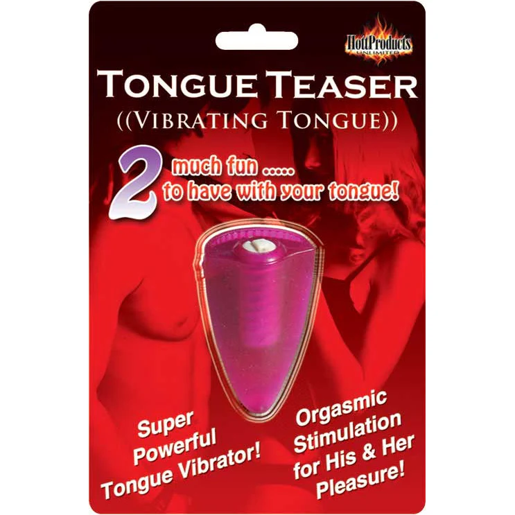 HottProducts Tongue Teaser - Wearable Vibrating Tongue - Purple