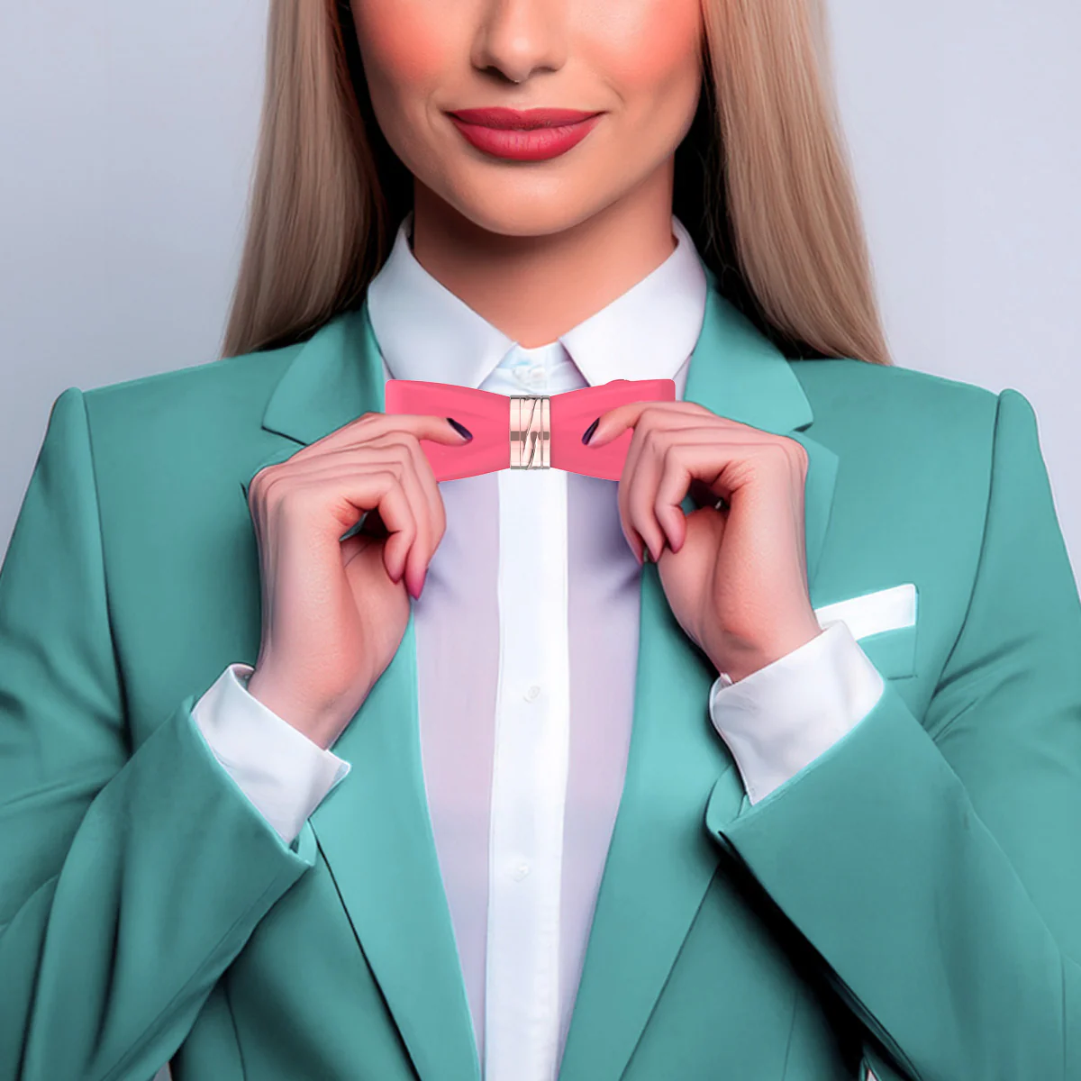 M’Lady Pinpoint Bowtie Wand - Coral