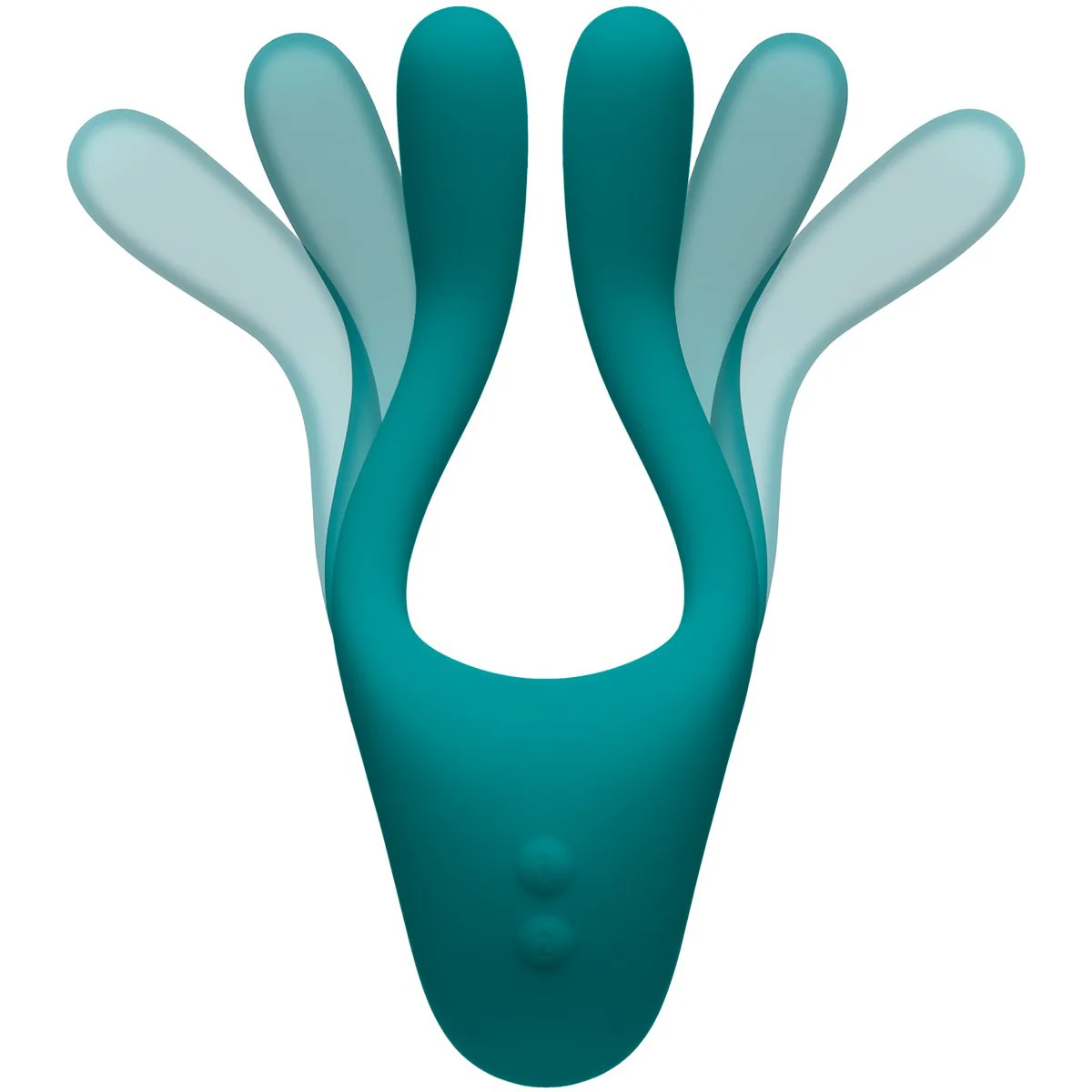 Doc Johnson Tryst V2 Bendable Multi Erogenous Zone Silicone Massager - Teal