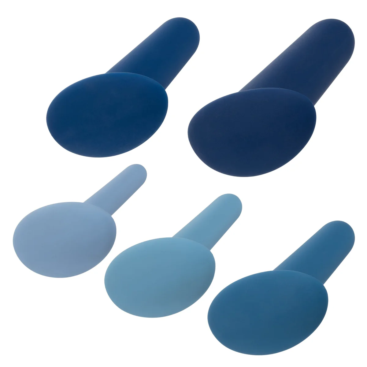 CalExotics They-ology 5-Piece Wearable Anal Training Set - Blue