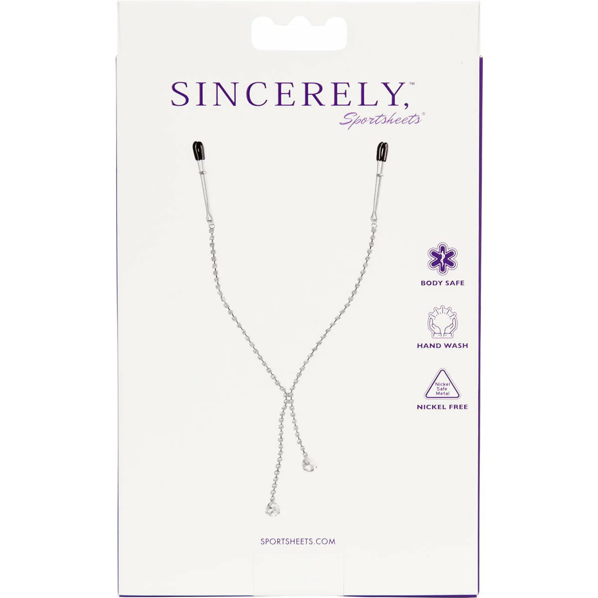 Sportsheets Sincerely - Teardrop Tweezer Nipple Clips