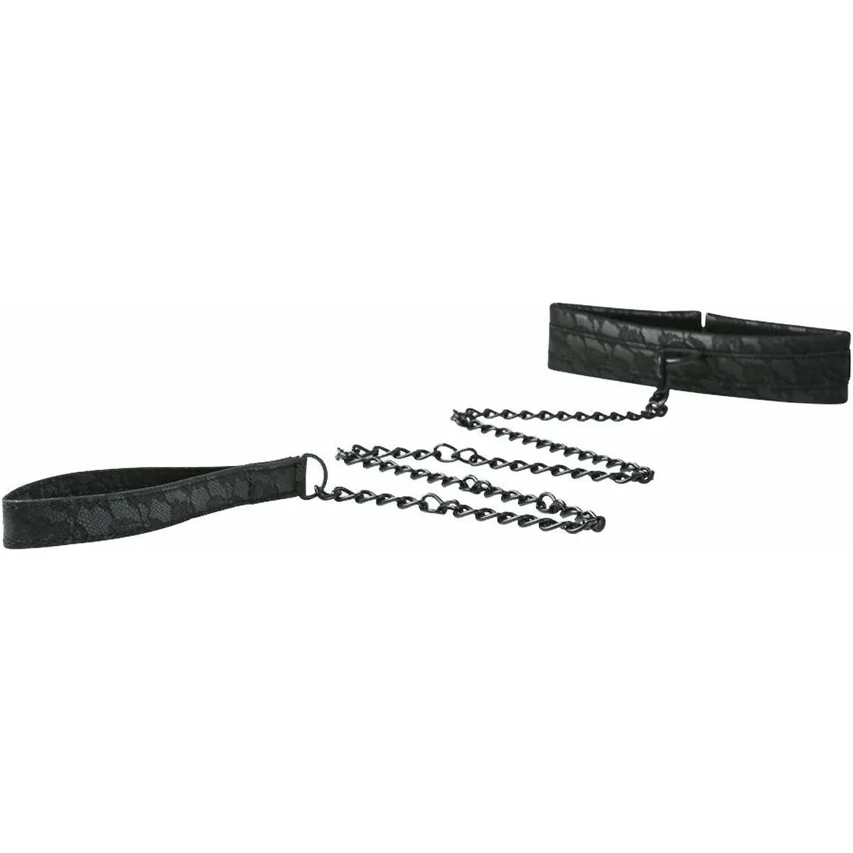Sportsheets Sincerely - Lace Collar & Leash - Black