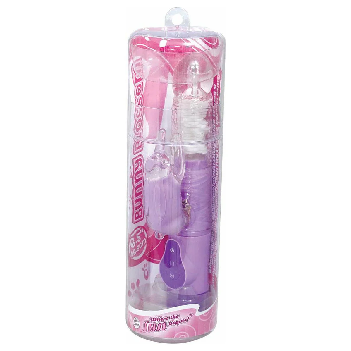 NMC Bunny Blossom - 6.5" Rabbit Vibrator - Purple