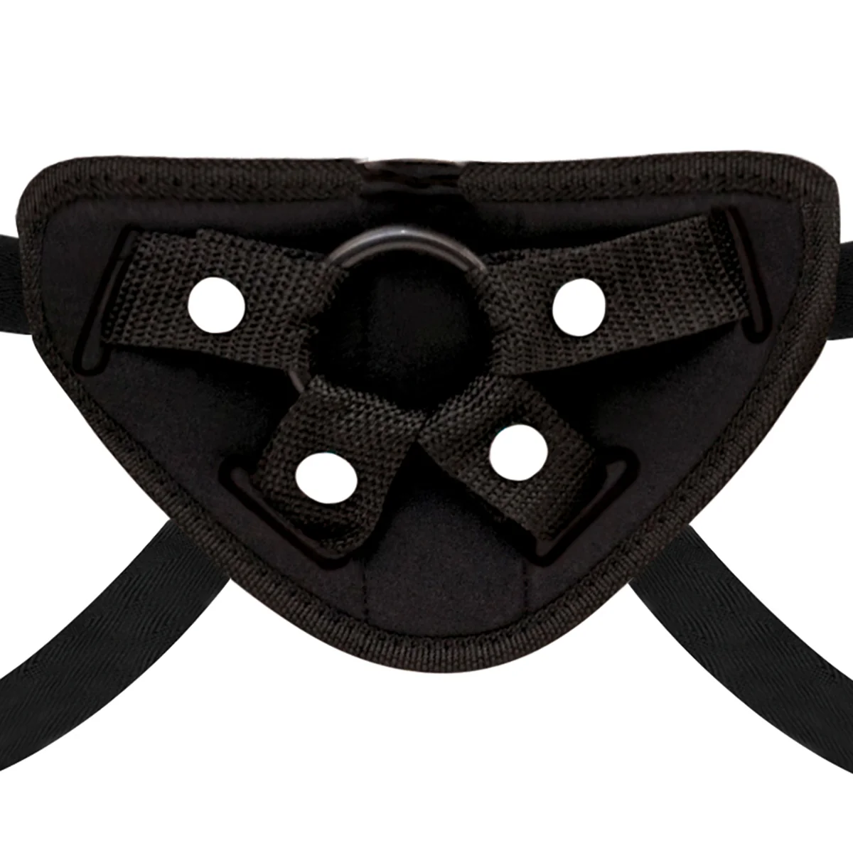 Lux Fetish 6.5” Vibrating Dildo & Strap-On Harness Set