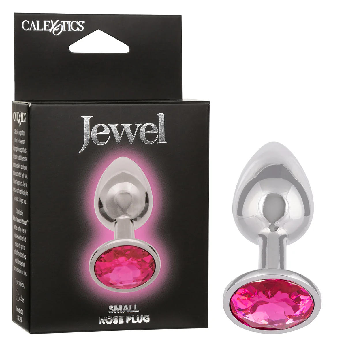CaleXOtics Jewel Small Rose Plug - Rose