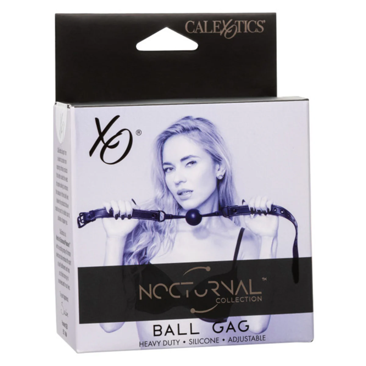 CaleXOtics Nocturnal Collection Ball Gag- Black