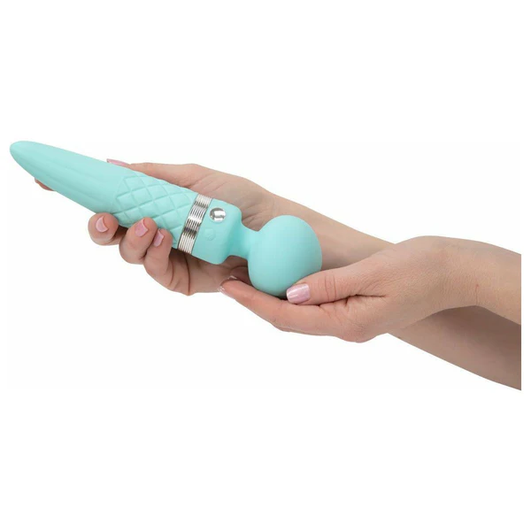 Pillow Talk Sultry - Dual-Ended Massager - Teal