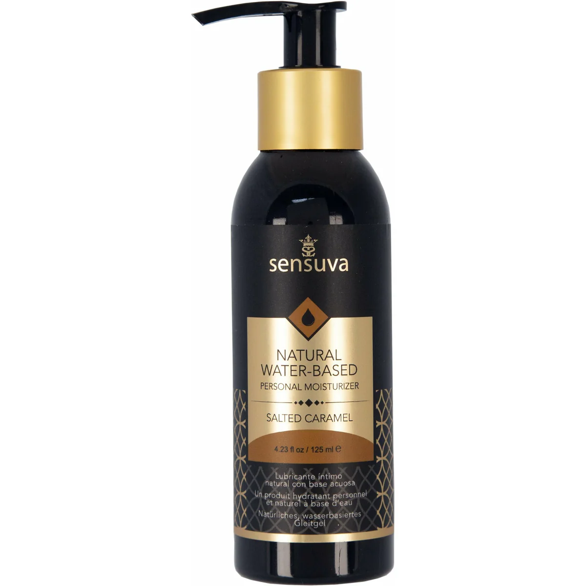 Sensuva Natural Water-Based – Flavoured Personal Moisturizer - 4.2 oz - Salted Caramel