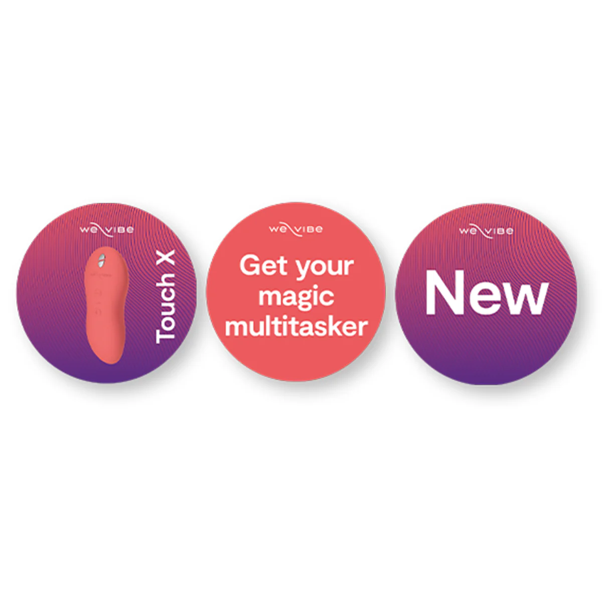 Touch X by We-Vibe Window/ Floor Decals