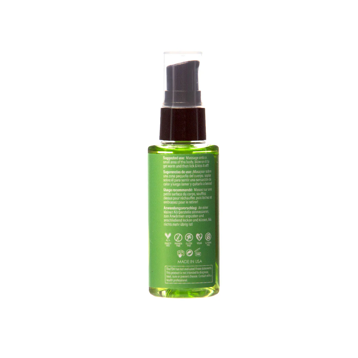 Sensuva Sizzle Lips Warming Edible Gel Caramel Apple 2 oz.
