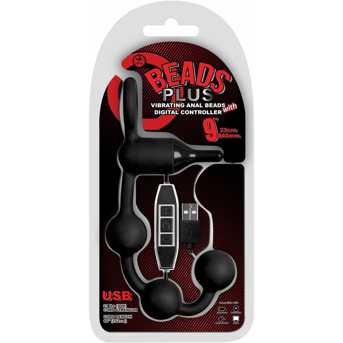 NMC O Beads Plus - Vibrating Anal Beads