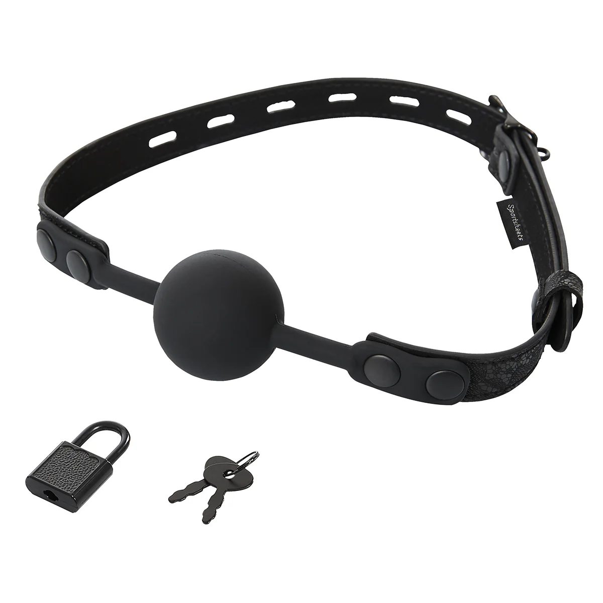 Sportsheets Sincerely Locking Lace Ball Gag