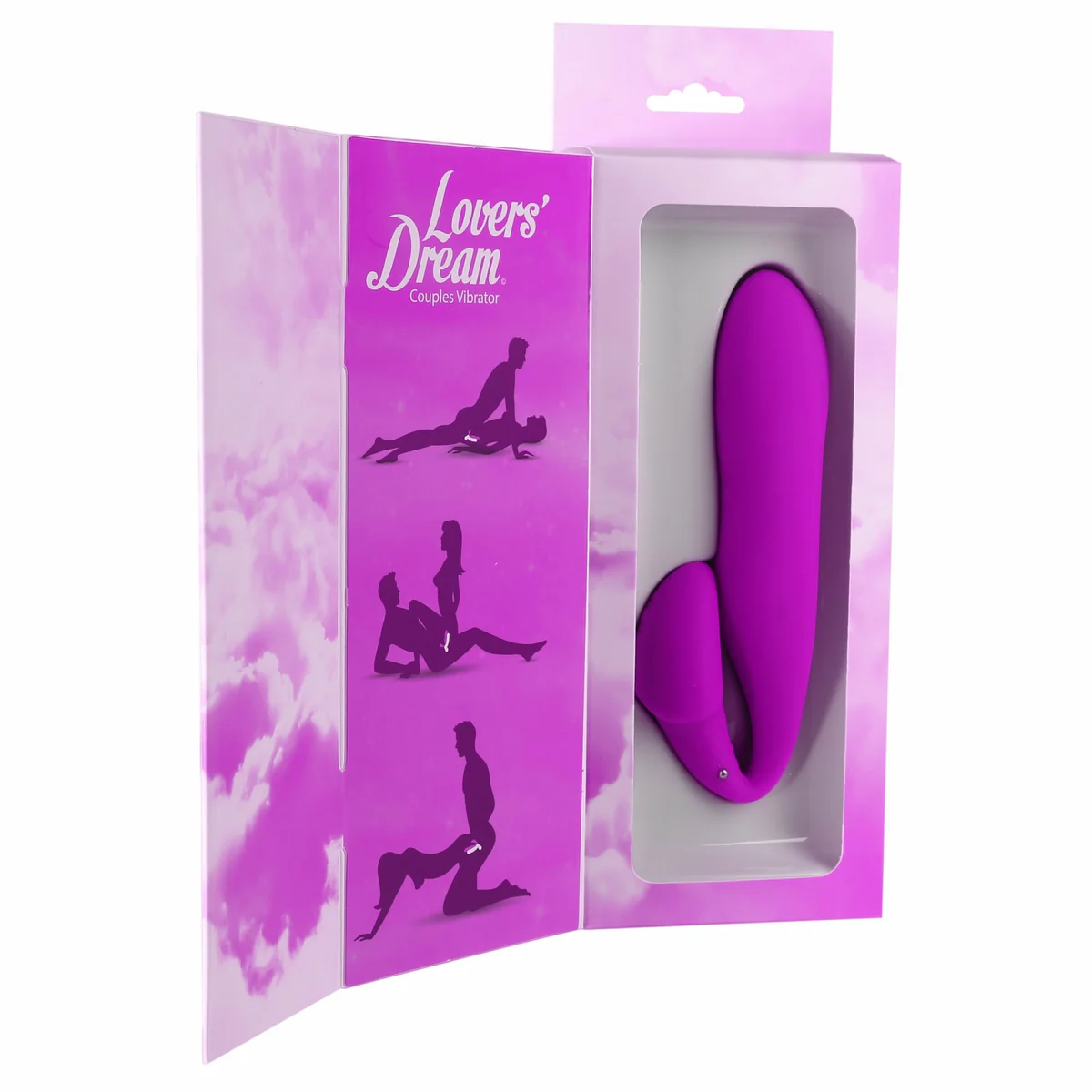 Lover's Dream Couples Vibrator - Purple