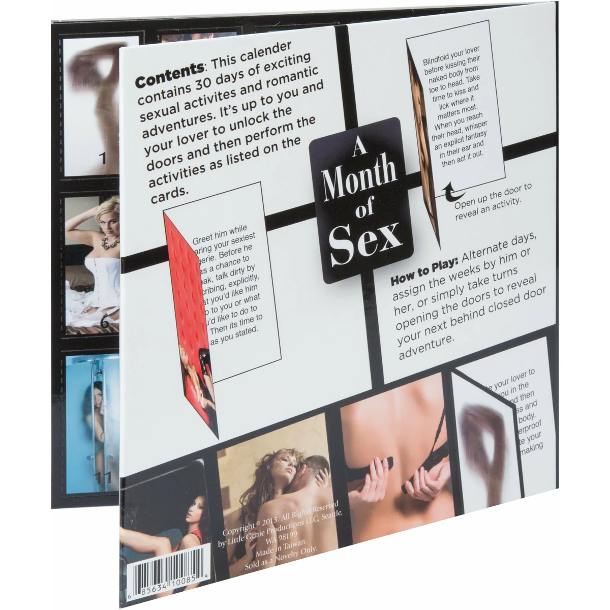A Month of Sex 30 Day Activity Calendar