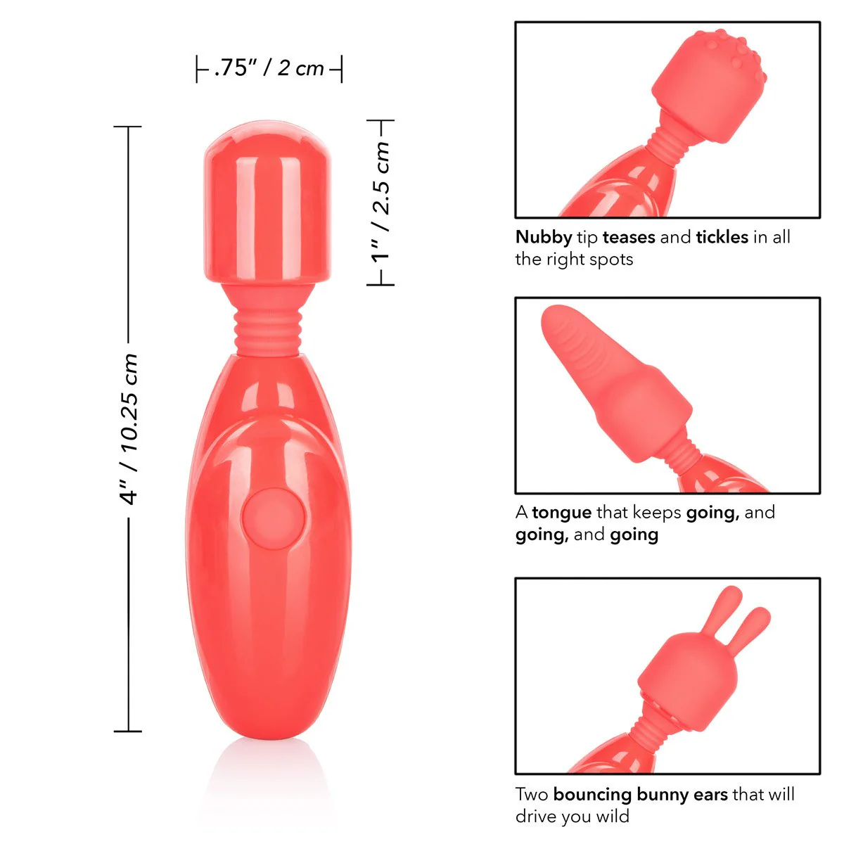 CalExotics Rechargeable Vibrator Kit - Pink