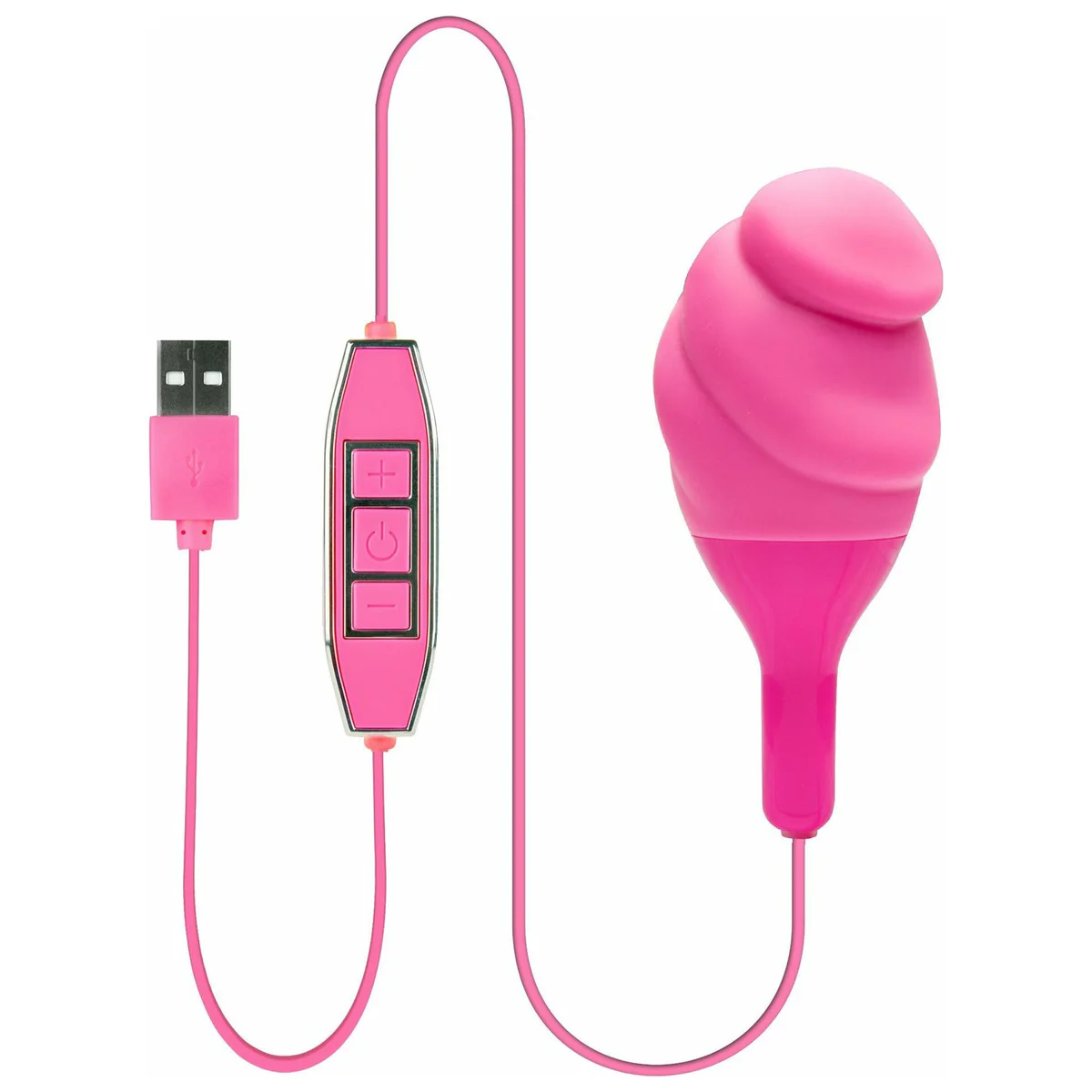 NMC Hands On - Textured Vibrator - Rechargeable - Pink