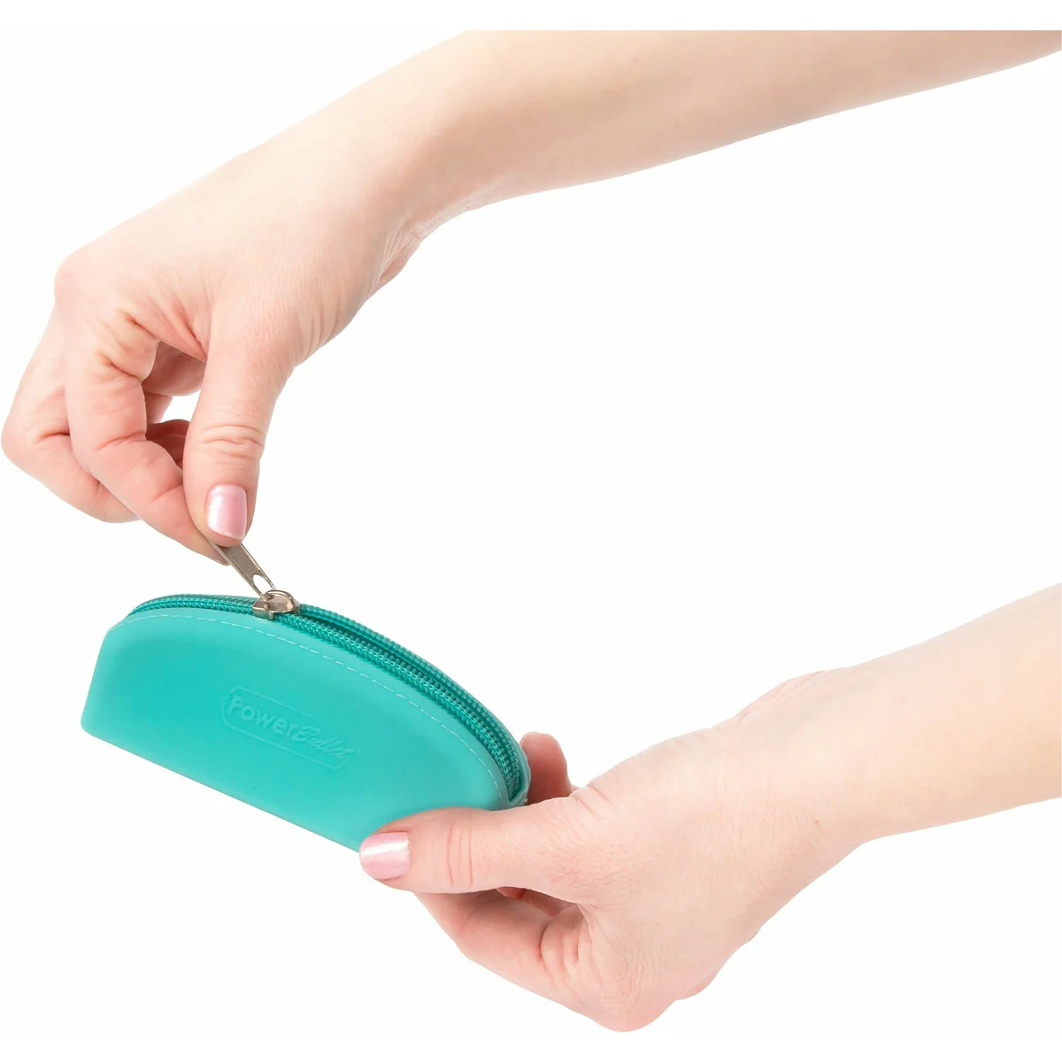 PowerBullet Silicone Zippered Bag - Teal