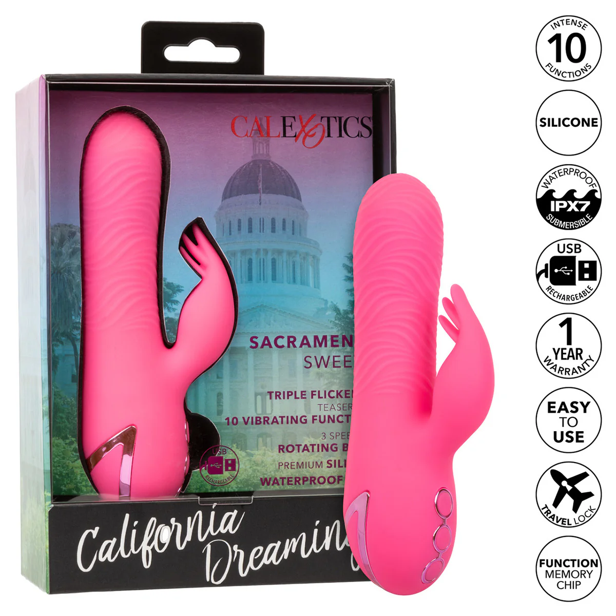 CaleXOtics California Dreaming Sacramento Sweetie - Pink