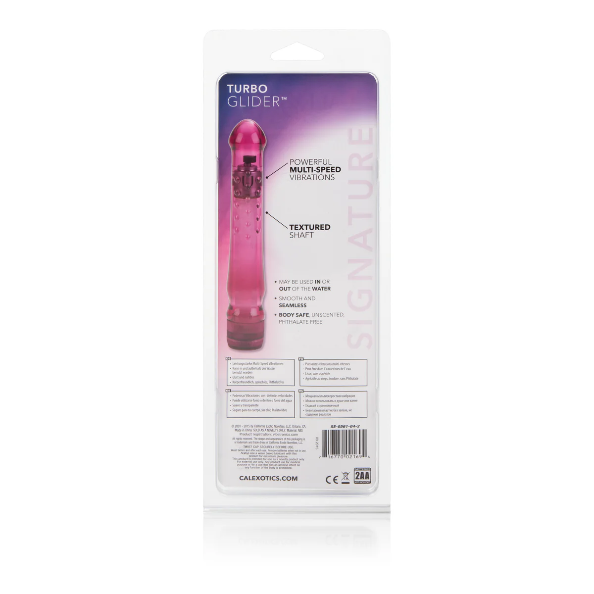 CalExotics Waterpoof Turbo Glider Raspberry Crush