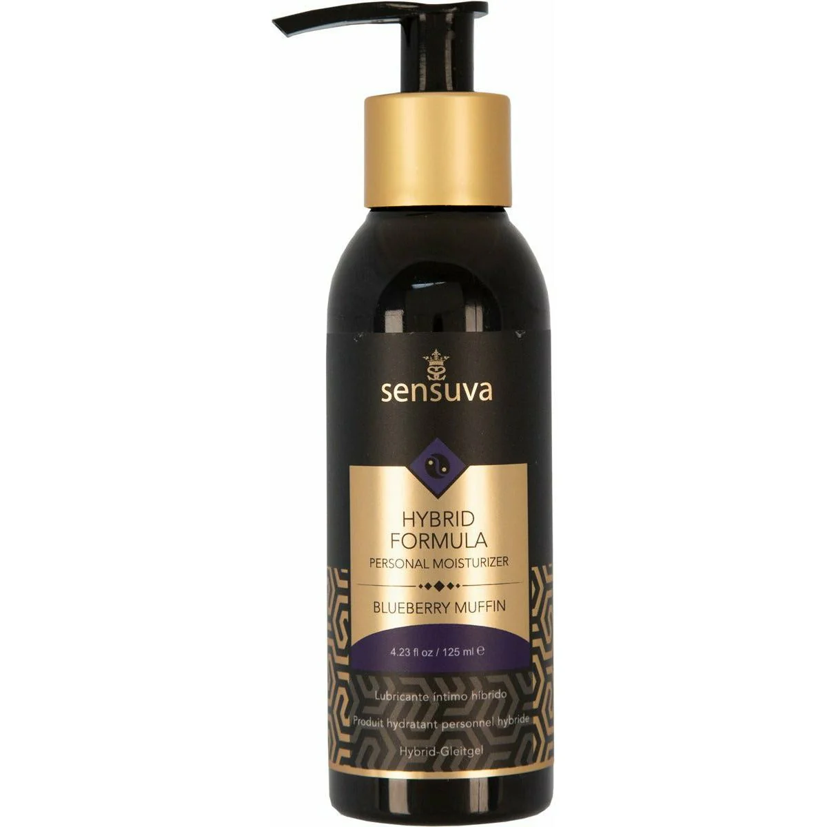 Sensuva Hybrid Formula – Personal Lube - Flavoured - 4.2 oz-Blueberry Muffin