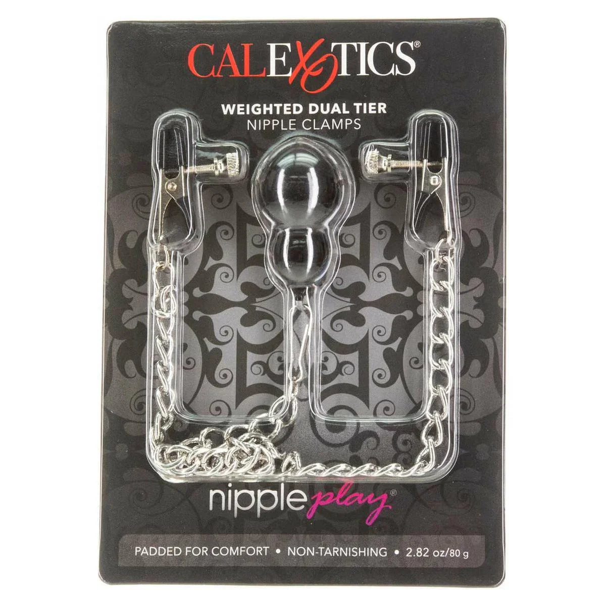 CalExotics Nipple Play - Weighted Dual Tier Nipple Clamps