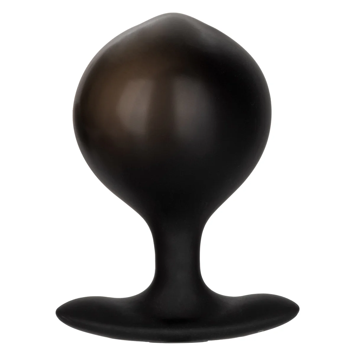 CalExotics Weighted Silicone Inflatable Plug - Black
