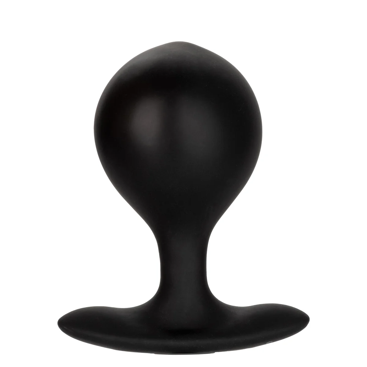 CalExotics Weighted Silicone Inflatable Plug - Black