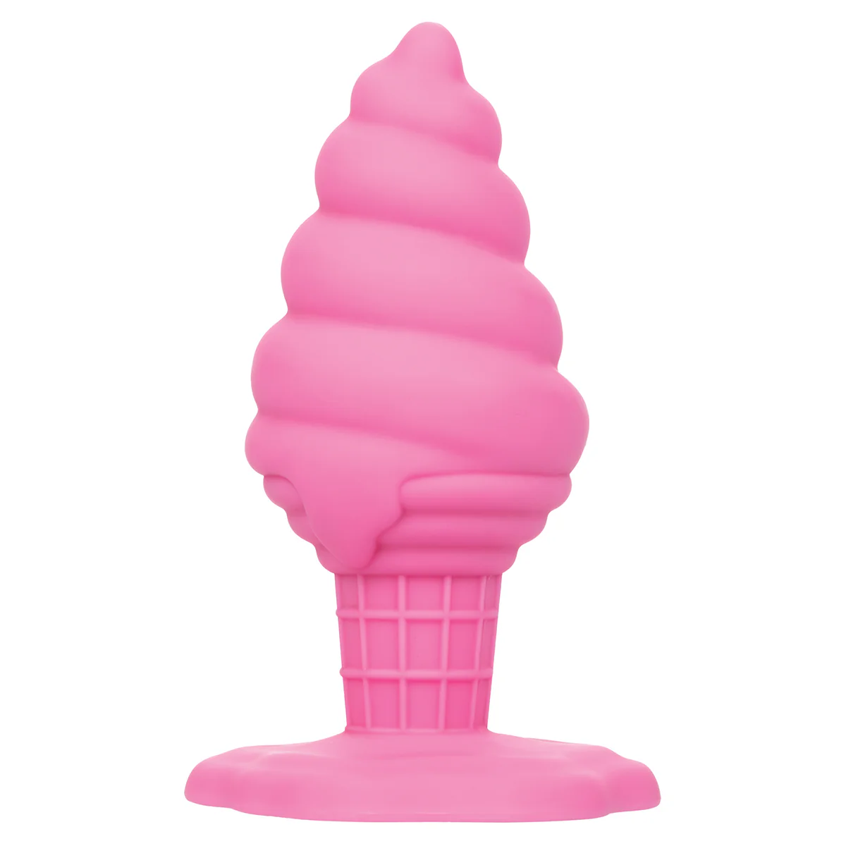 CaleXOtics – Naughty Bits – Yum Bum Ice Cream Cone - Silicone Butt Plug - Pink