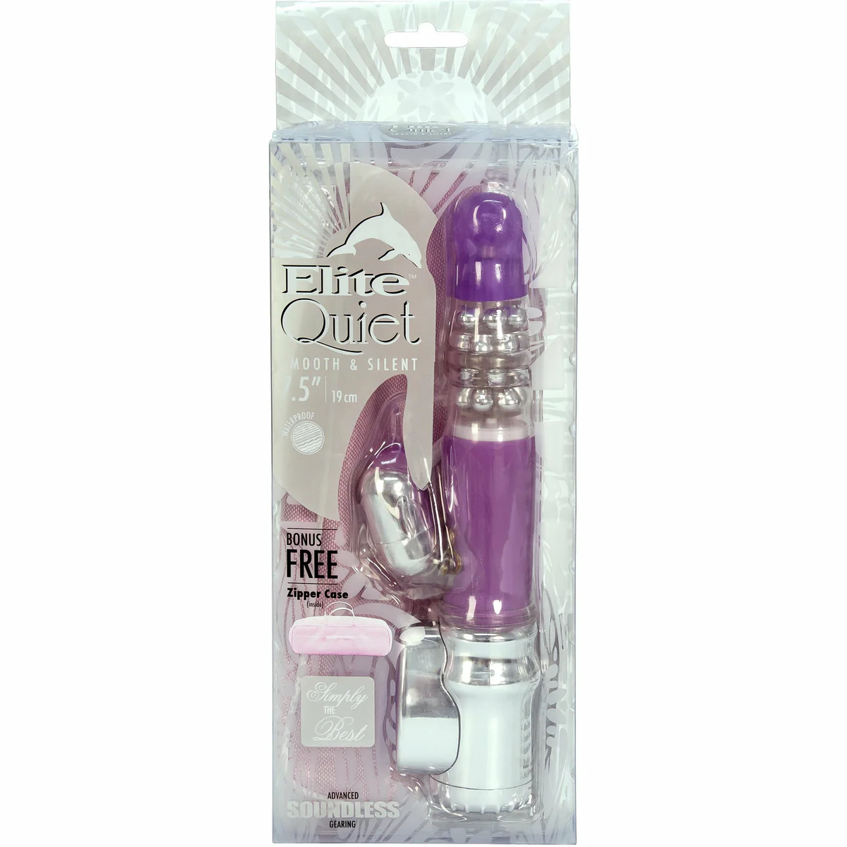 Nanma Elite Quiet Dolphin Vibrator - Purple