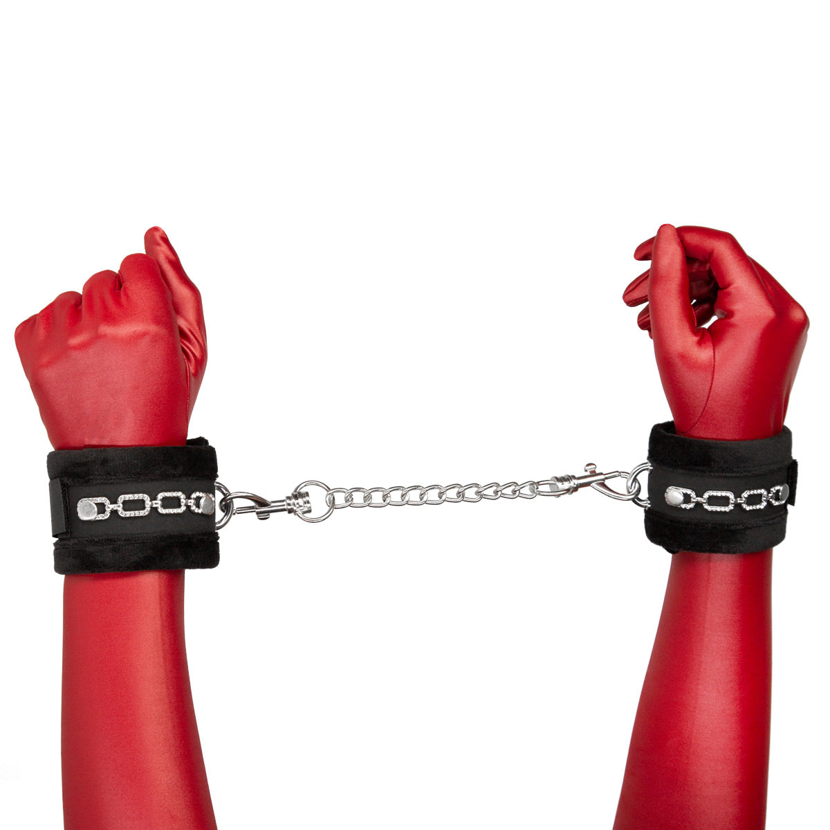Punishment - Crystal Detail Handcuffs – Black