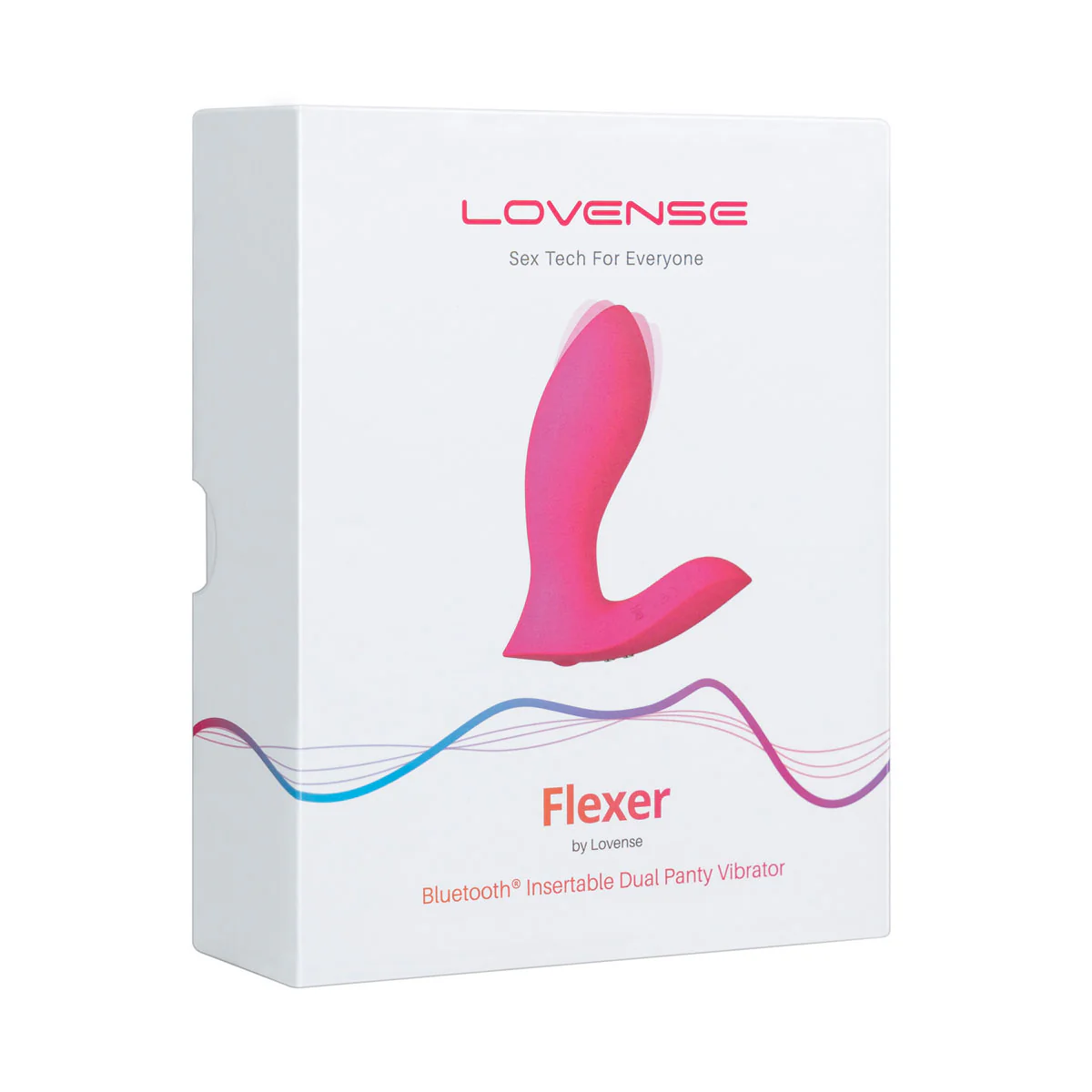 Lovense - Flexer - Bluetooth® Insertable Dual Panty Vibrator – Pink