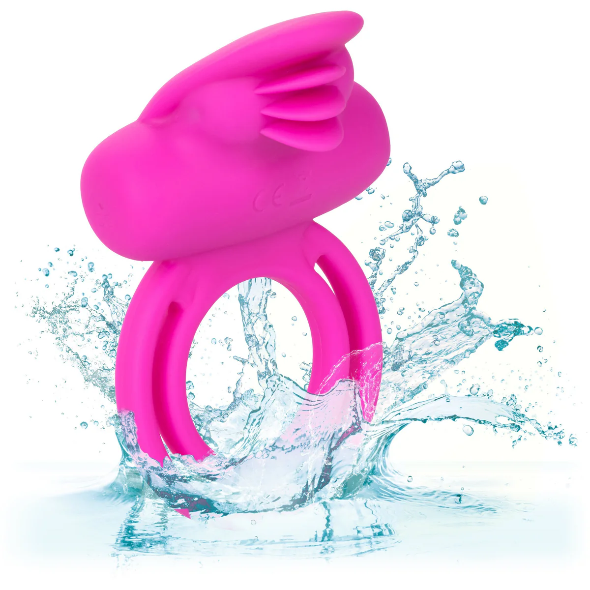 CalExotics Dual Clit Flicker/Cock Ring – Pink