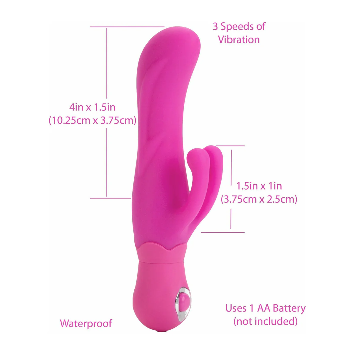 CalExotics Silicone Double Dancer Vibe - Pink