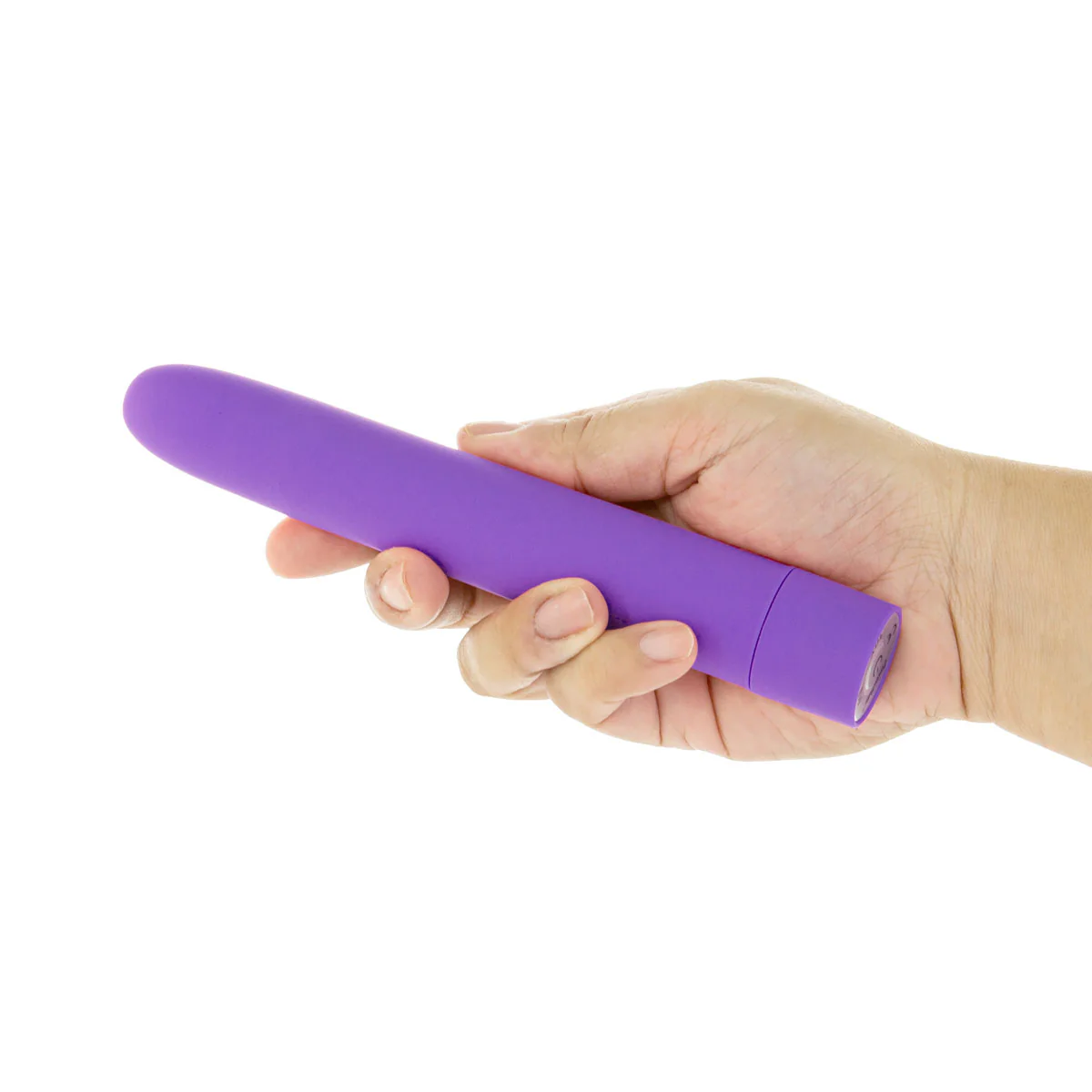 Pure Love® - 10 Function Classic 7 In. Smooth Vibrator – Purple