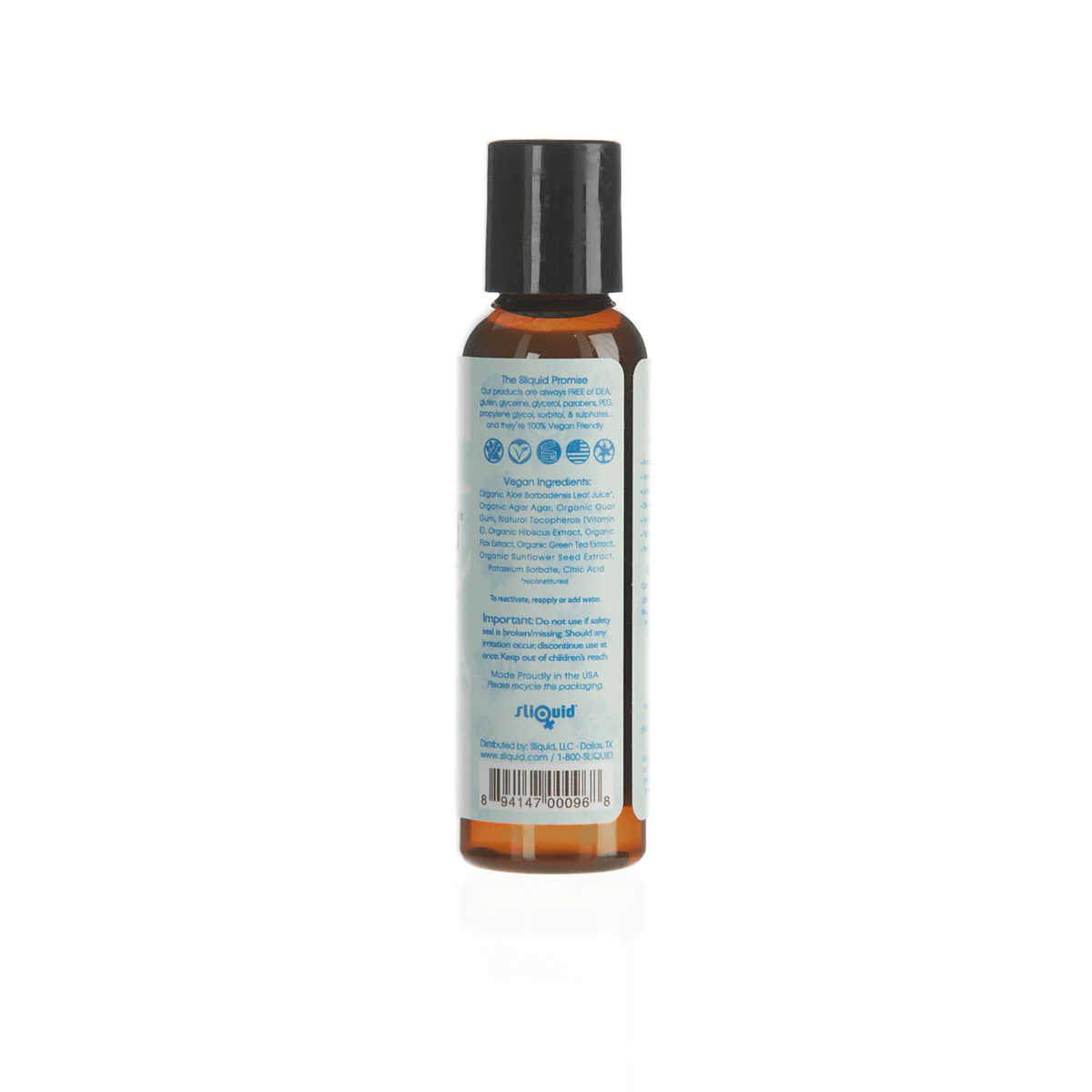 Sliquid® - Organics – Natural Intimate Lubricant – 2.0 oz / 60 ml