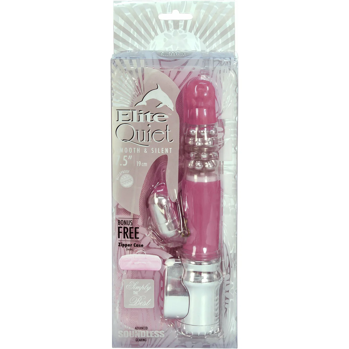 Nanma Elite Quiet Dolphin Vibrator - Pink