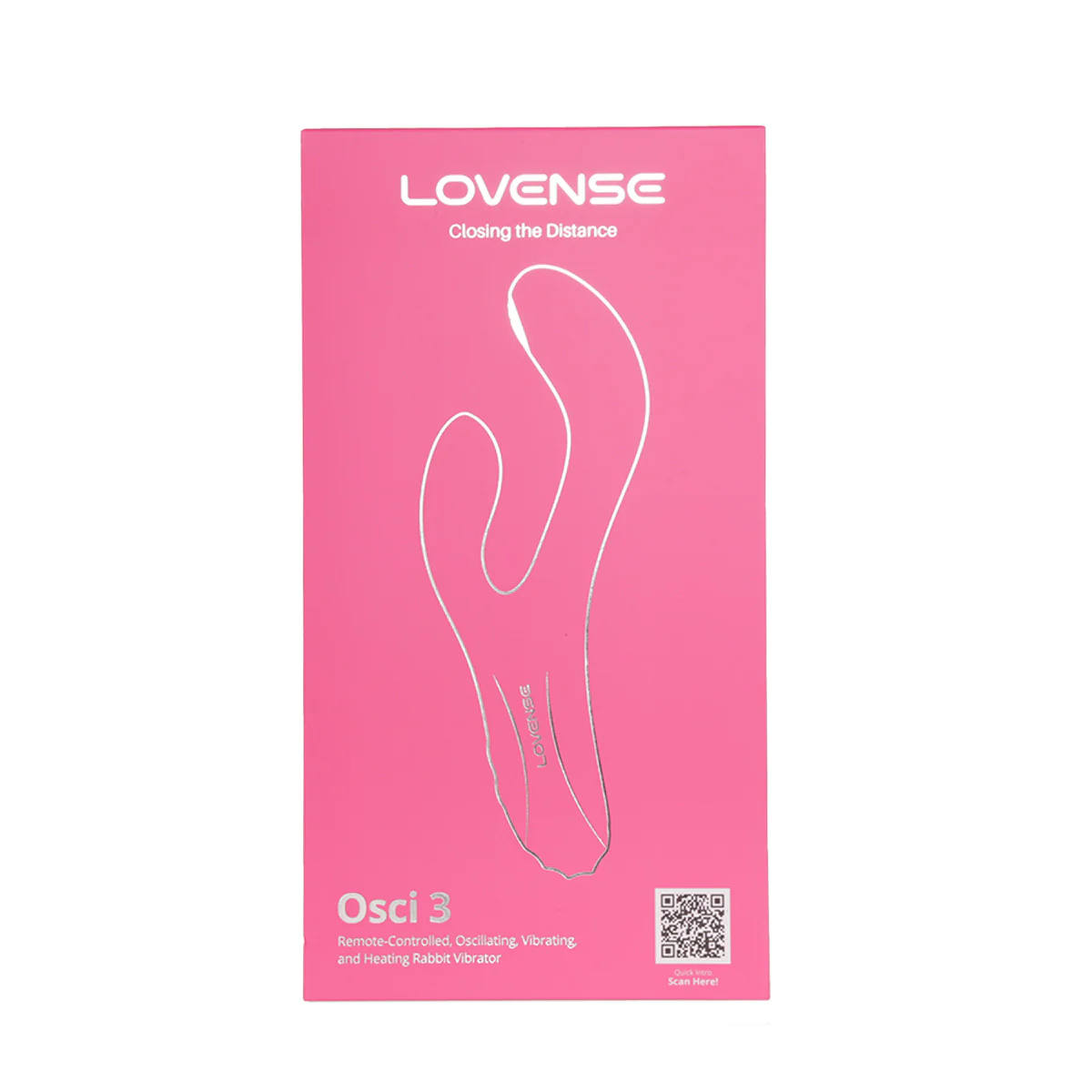 Lovense Osci 3 – Remote Controlled Oscillating Vibrating & Heating Rabbit Vibrator