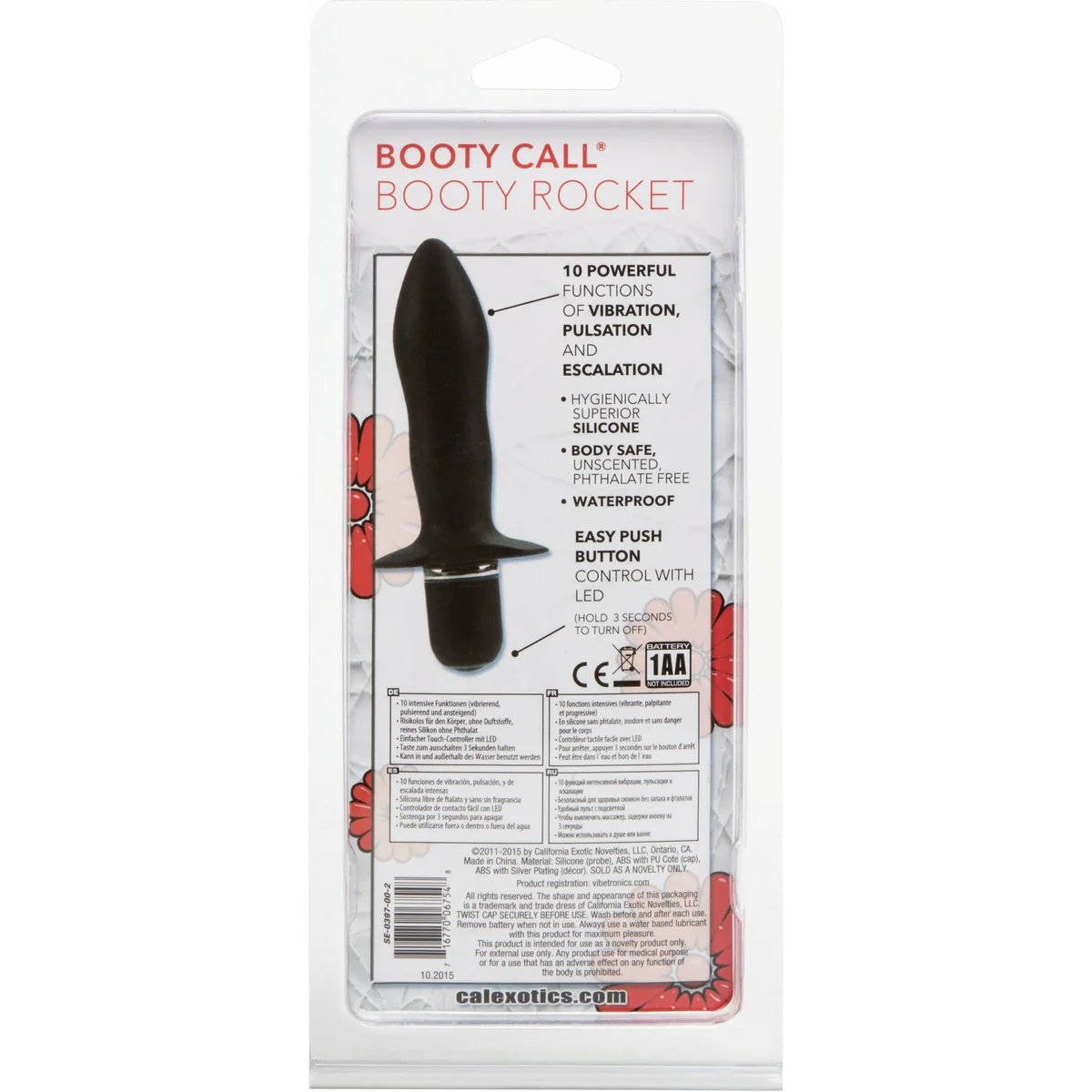 CalExotics Booty Call - Rocket - Black