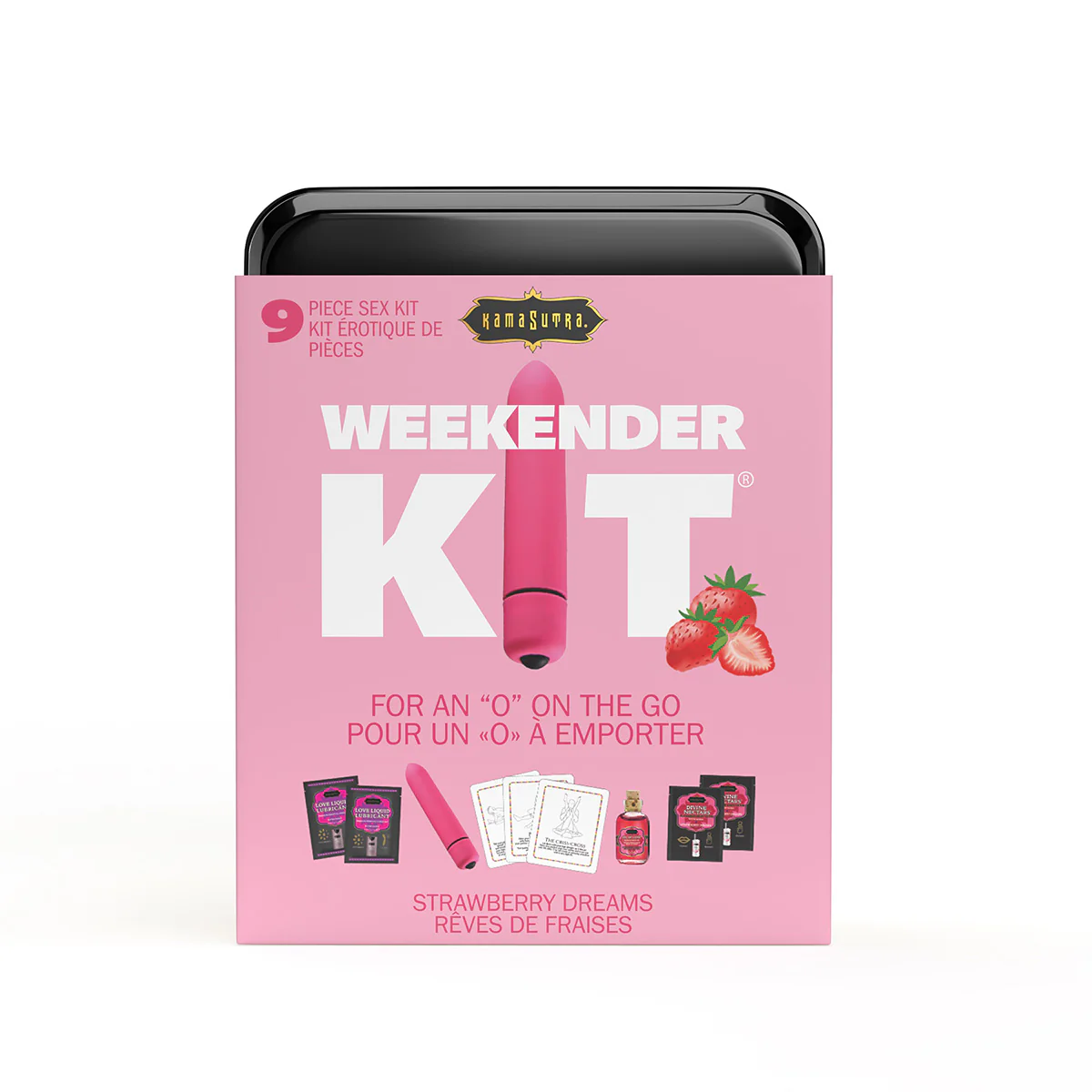 Kama Sutra Weekender Kit for an “O” on the Go – Strawberry Dreams