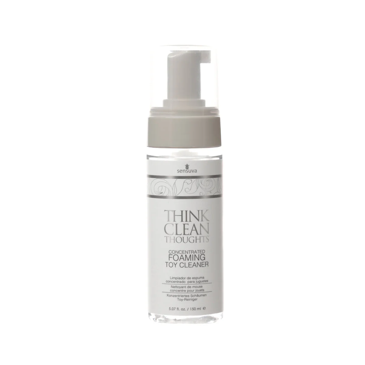 Sensuva Think Clean Thoughts Foaming Anti Bacterial Toy Cleaner 5.07oz