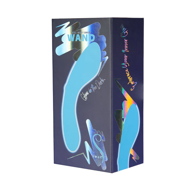 Swan® - The Mini Swan® Wand - Glow in the Dark - Blue
