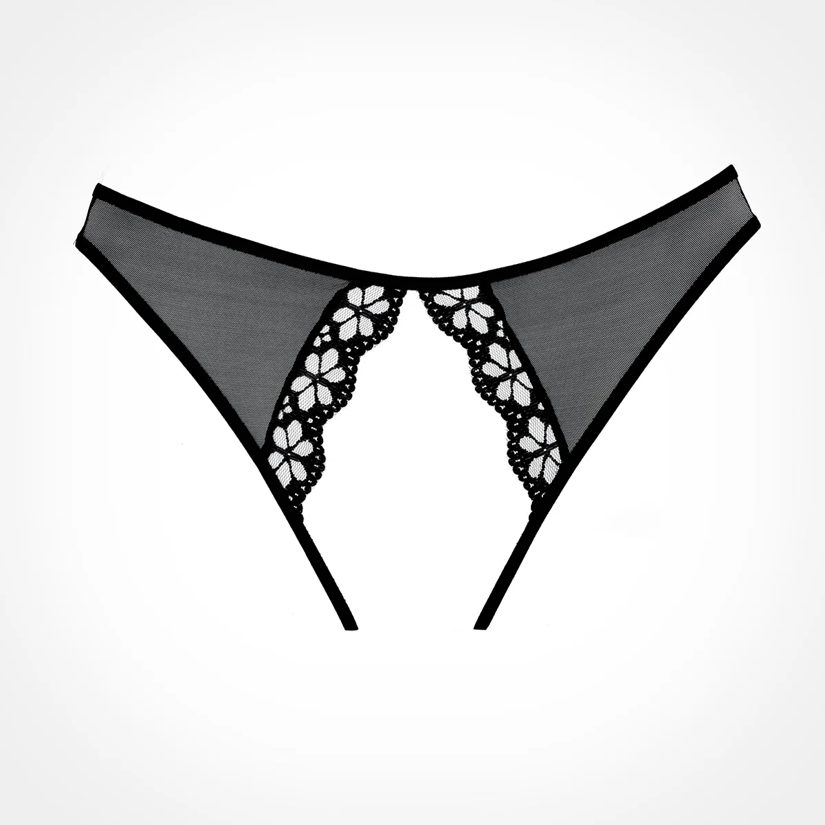 Allure Adore – Mirabelle Plum Panty – Black – One Size