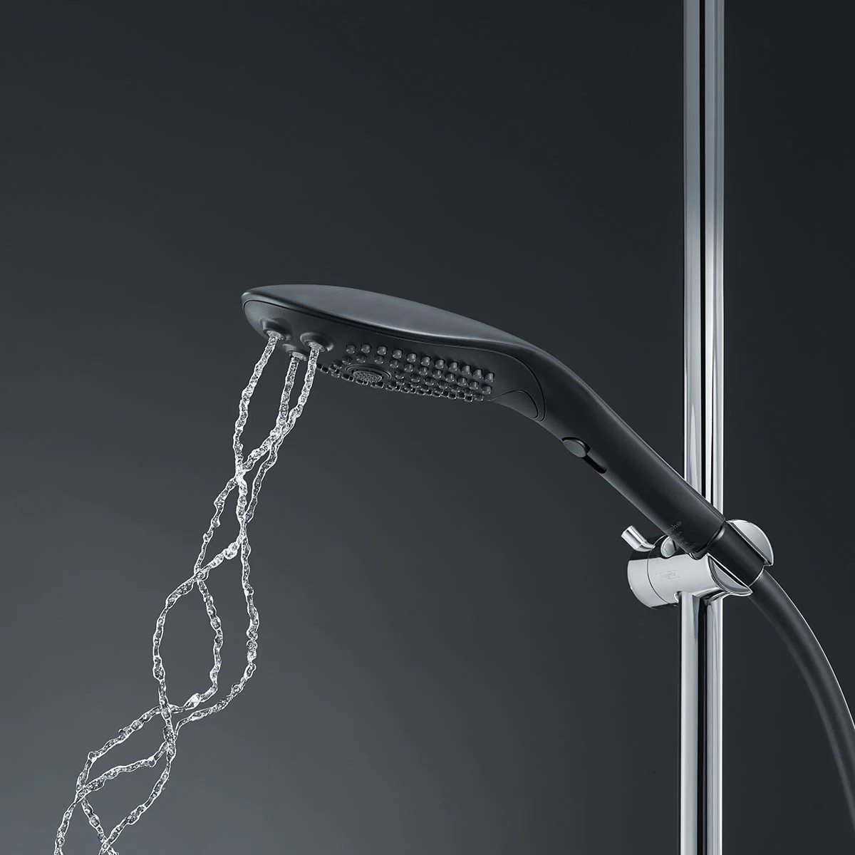 Womanizer® - Wave - Combined Shower Head & Water Massage Clitoral Stimulator - Black