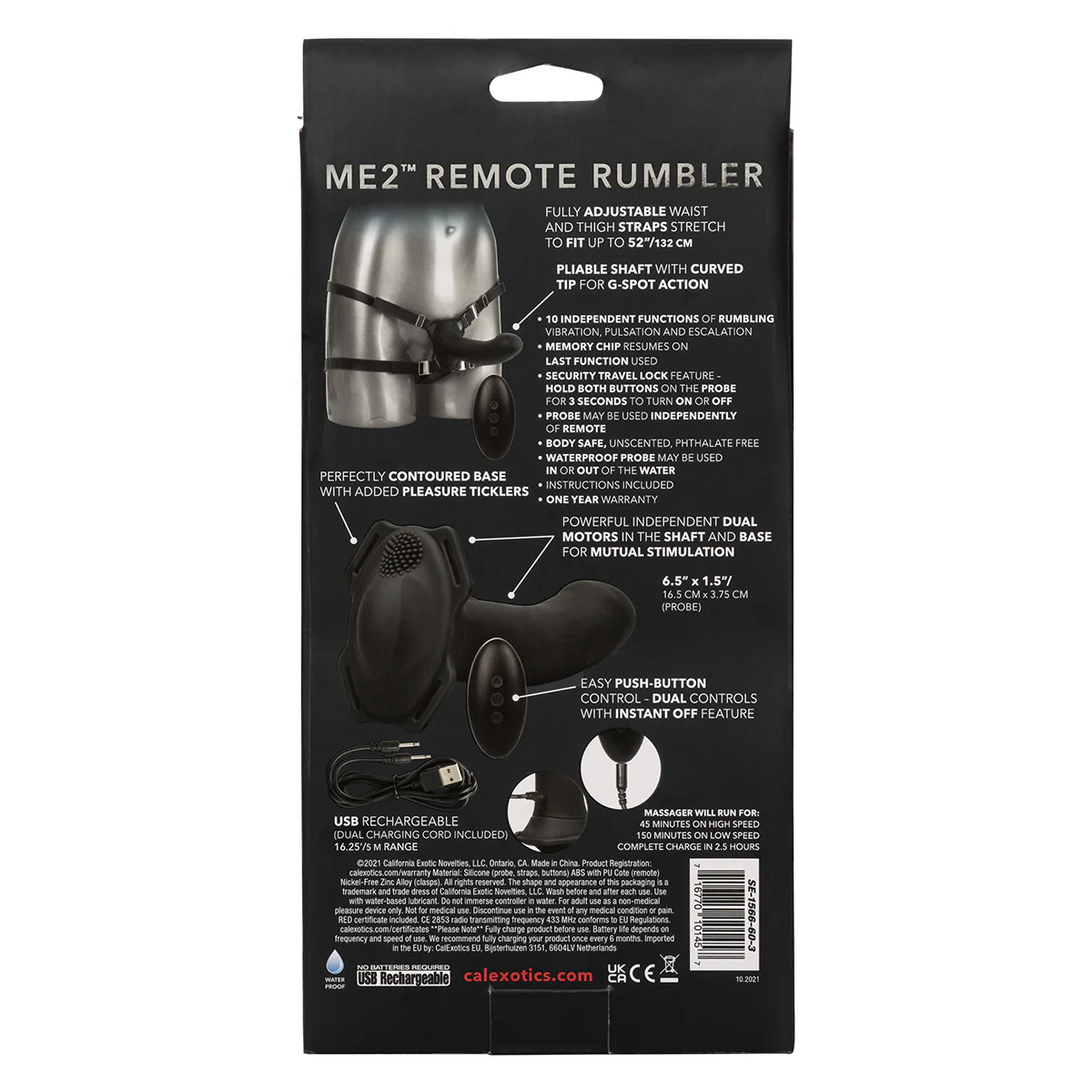 Calexotics - Her Royal Harness Me2 Remote Rumbler