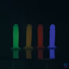 Addiction - Silly Willy – Glow in the Dark -  3.3” Silicone Dildo - 12 pcs
