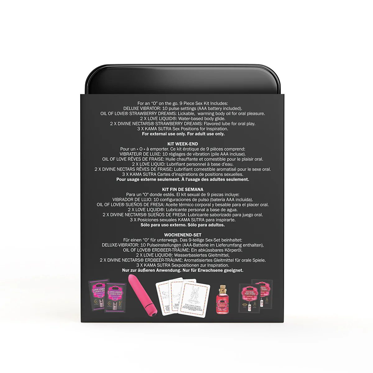 Kama Sutra Weekender Kit for an “O” on the Go – Strawberry Dreams