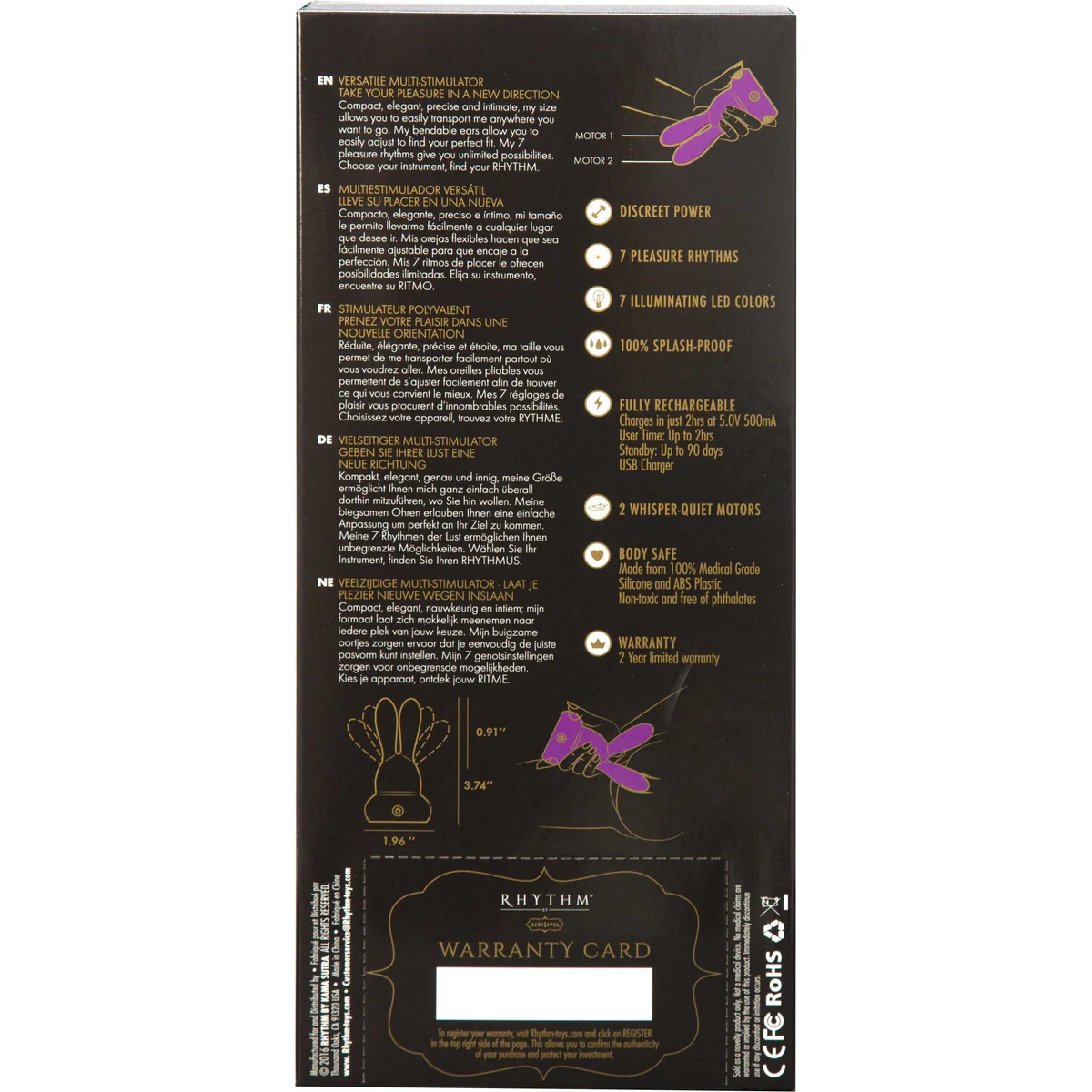Kama Sutra Rhythm - Chari - Clitoral Vibrator - Pink