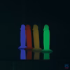 Addiction - Silly Willy – Glow in the Dark -  3.3” Silicone Dildo - 12 pcs