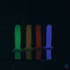 Addiction - Silly Willy – Glow in the Dark -  3.3” Silicone Dildo - 12 pcs