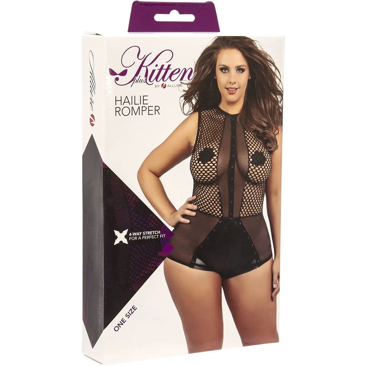 Allure Kitten Plus - Hailie Romper - Plus Size